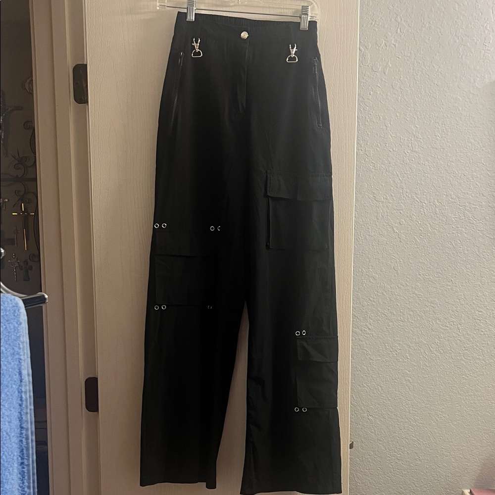 Hot & Delicious Black Wide Leg Pants